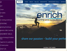 Tablet Screenshot of enrichtraining.co.uk